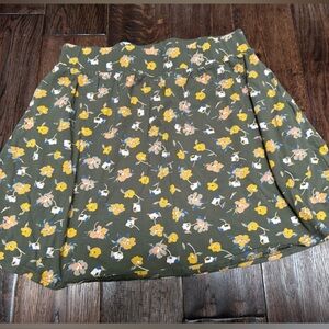 Pact Green Circle Skirt